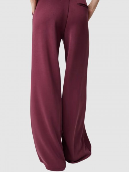 Cal�as Guess Mulher Olympe Wide Leg Pants