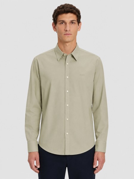 Shirt Man Green Boss Shirt Man Green Boss