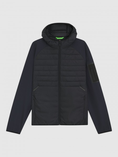 Jacket Man Navy Blue Boss