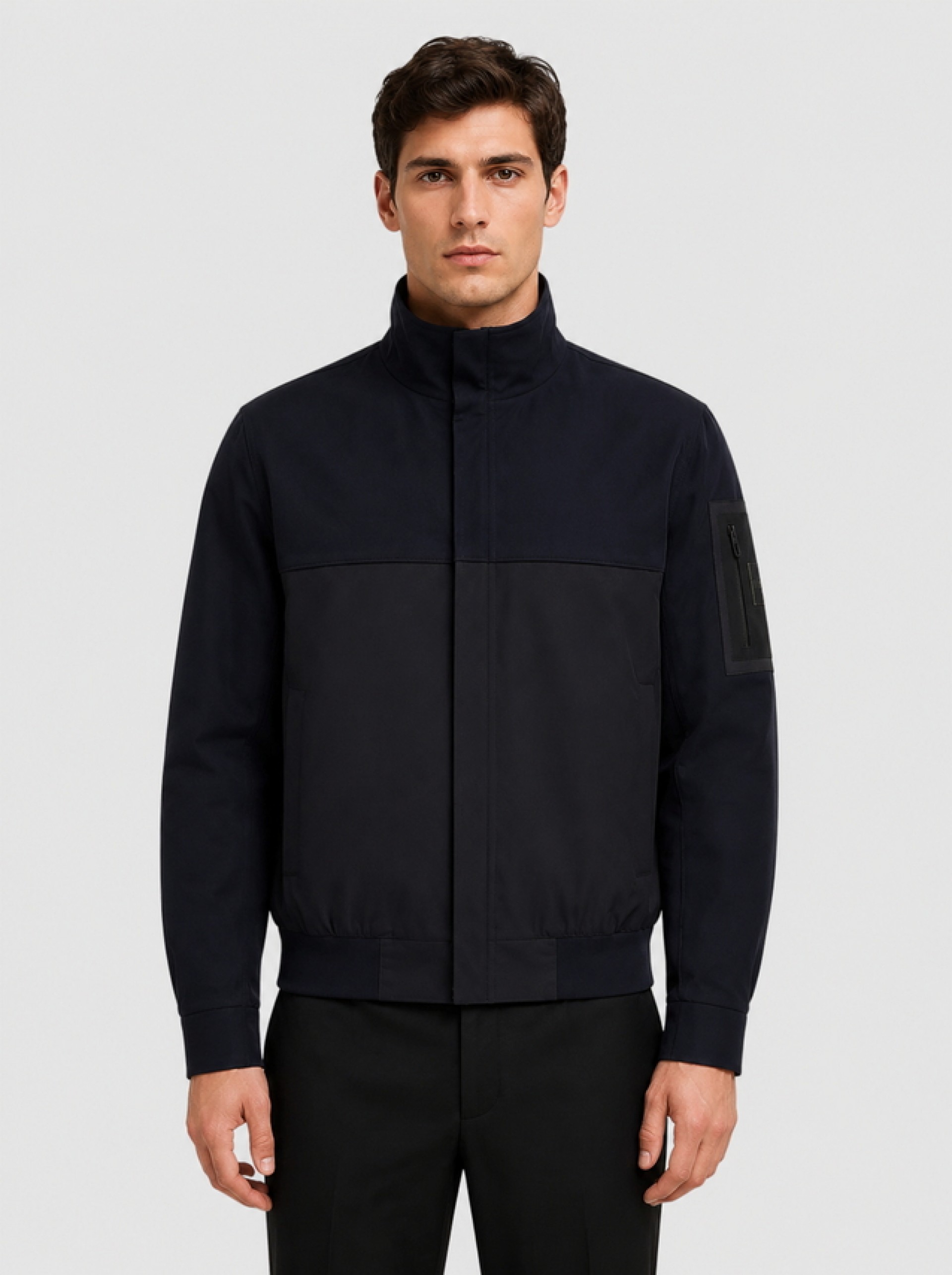 Jacket Man Navy Blue Boss