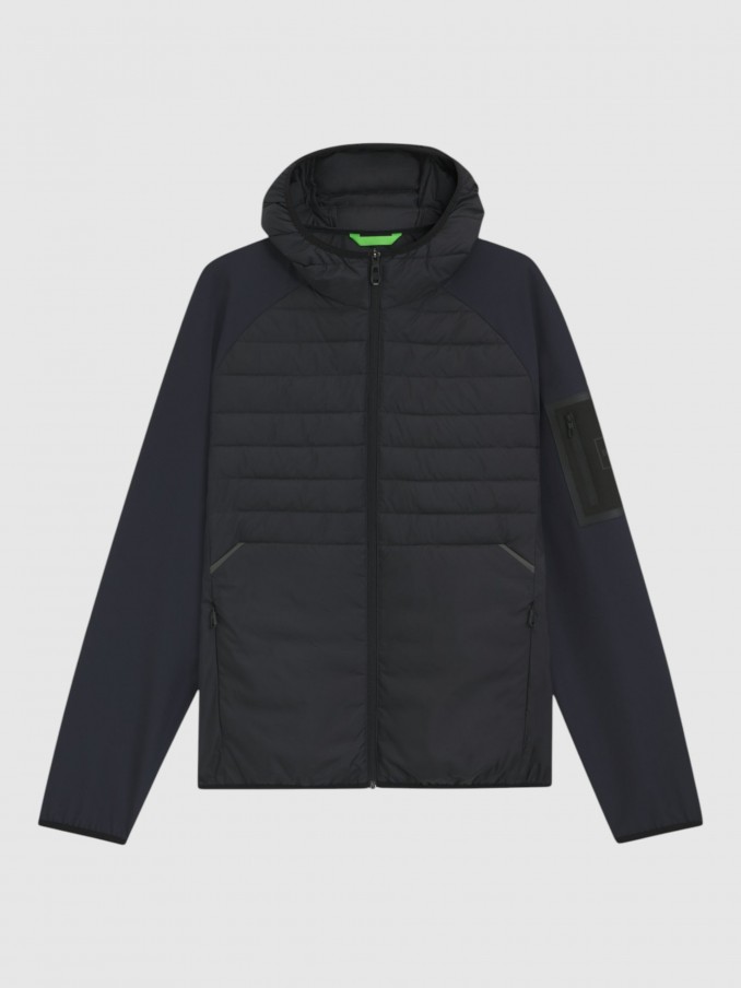 Jacket Man Navy Blue Boss