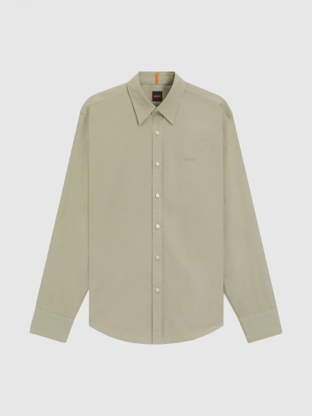 Shirt Man Green Boss Shirt Man Green Boss