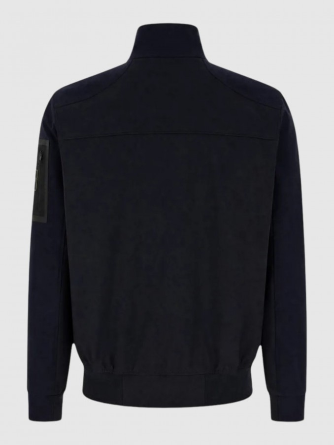 Jacket Man Navy Blue Boss