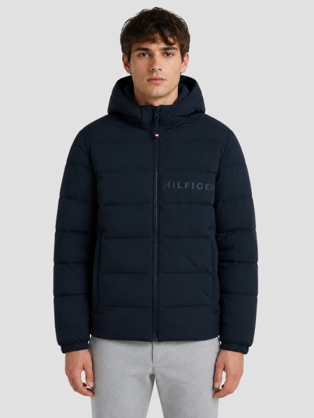 Jacket Man Navy Blue Tommy Hilfiger Jacket Man Navy Blue Tommy Hilfiger