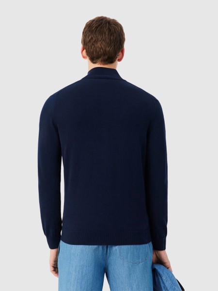 Casaco Lacoste Homem Zipped Sweatshirts Male Adult Knit Casaco Lacoste Homem Zipped Sweatshirts Male Adult Knit