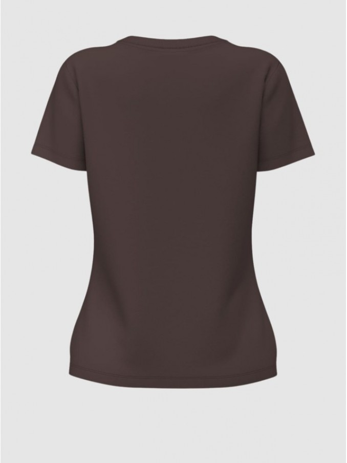Camiseta Mujer Marr�n Guess Underwear