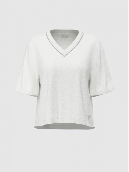 T-Shirt Woman White Guess