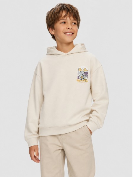 Sweatshirt Name It Menino Nkmnabil Ls Rlx Swe Wh Box Ps