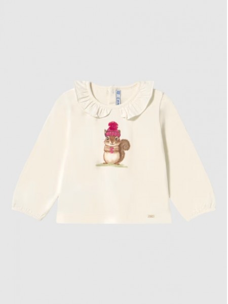 Camisola Mayoral Menina Camiseta M/comp Cl�ssica