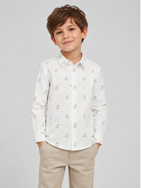 Camisa Mayoral Menino Camisa M/comp. Jacquard