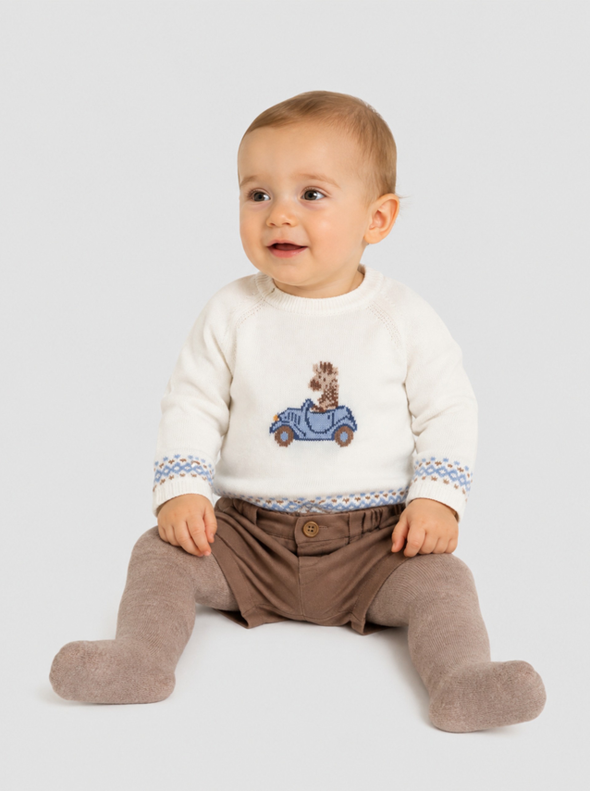 Conjunto Bebe Niño Crema Mayoral