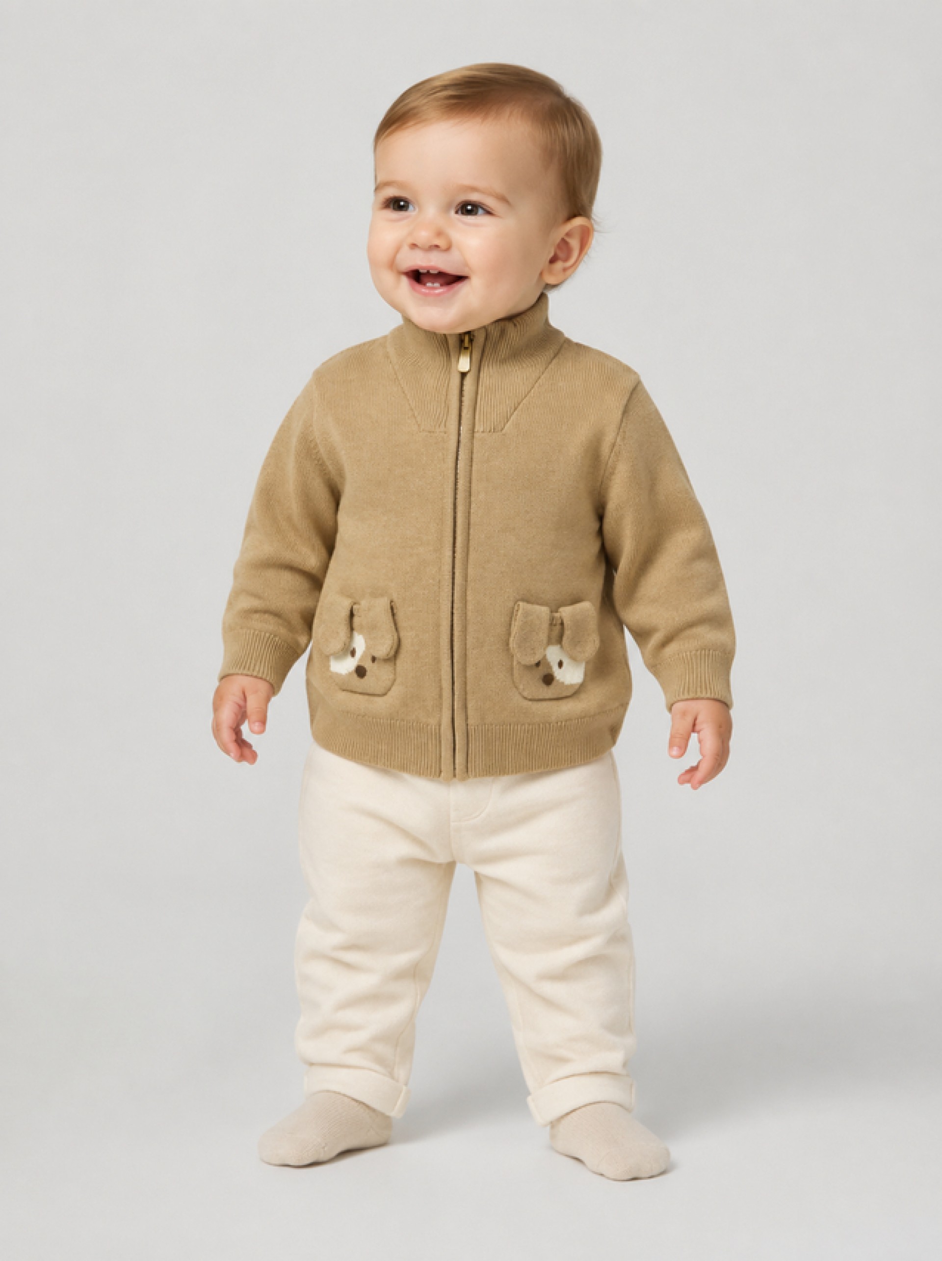 Jacket Baby Boy Beige Mayoral