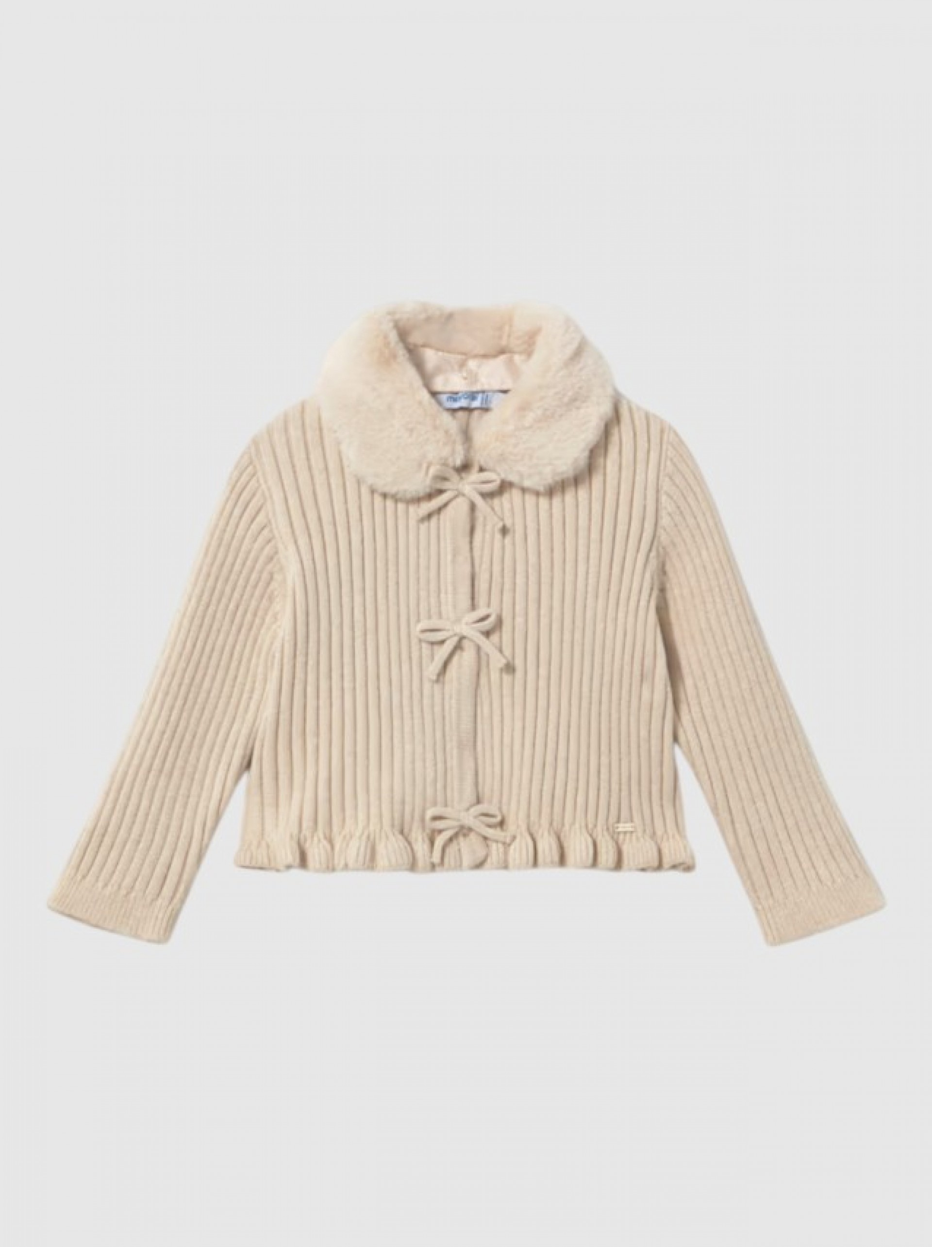 Chaqueta Bebe Niña Crema Mayoral