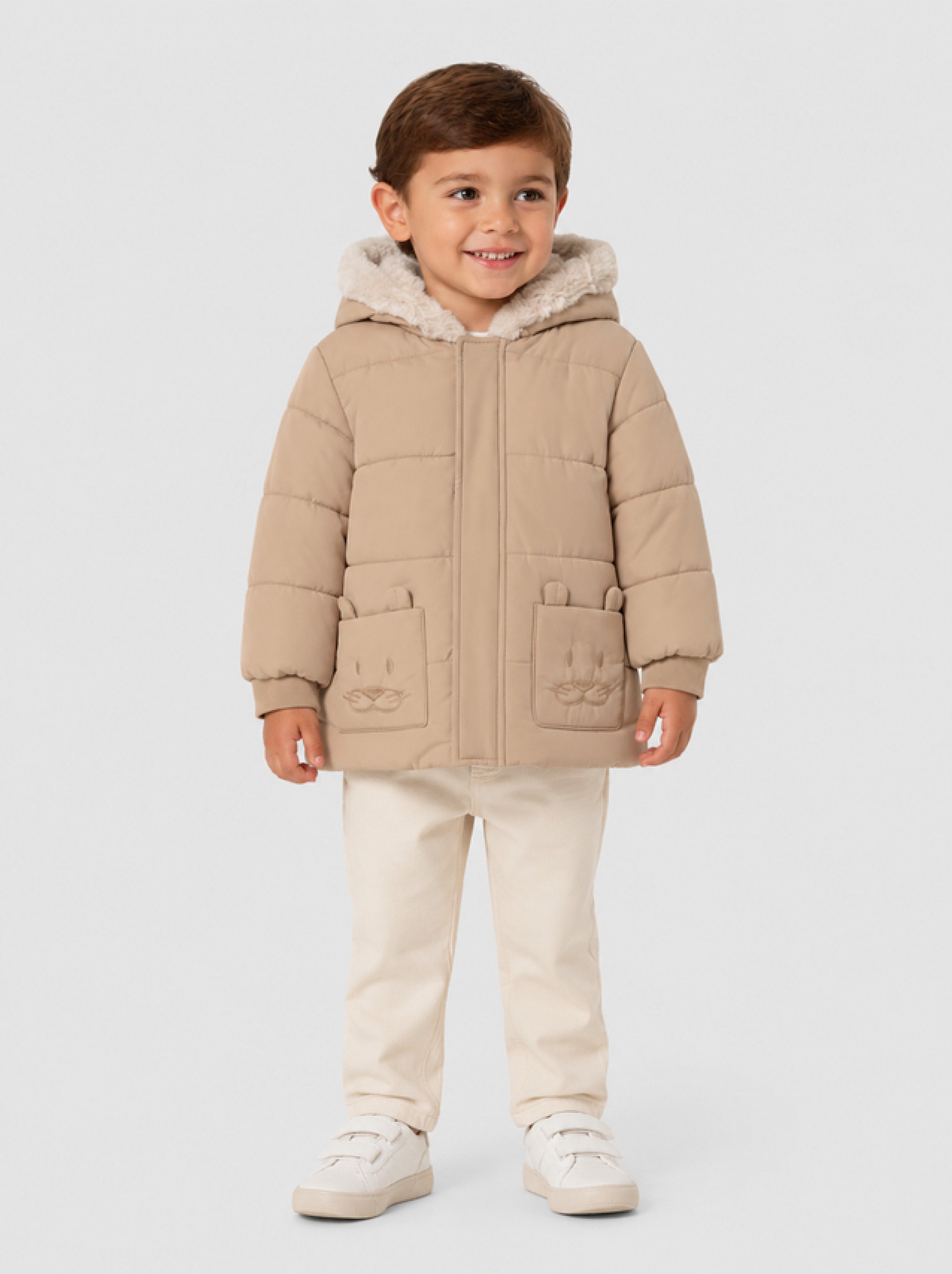 Chaqueta Bebe Niño Beige Mayoral