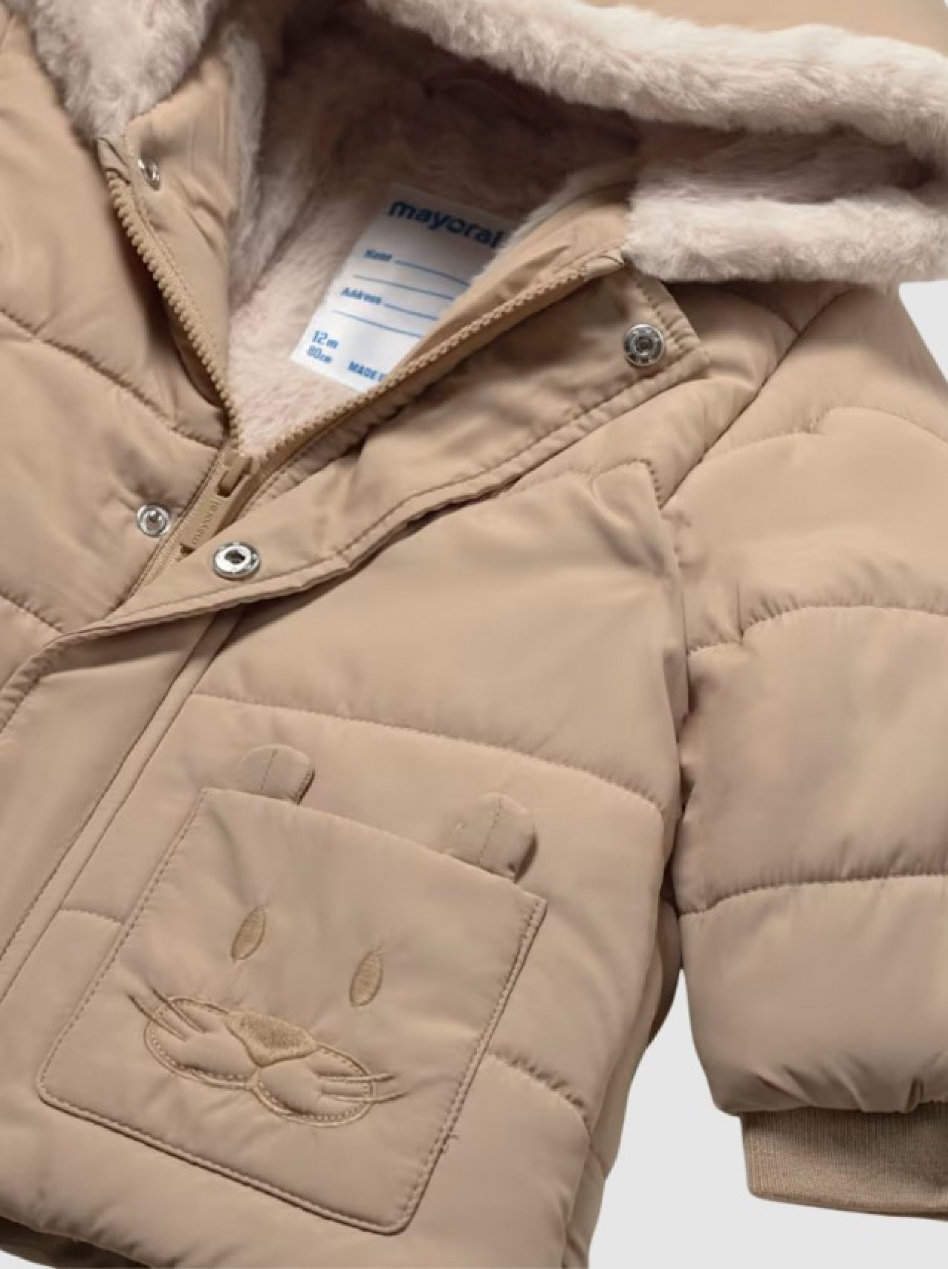 Chaqueta Bebe Niño Beige Mayoral