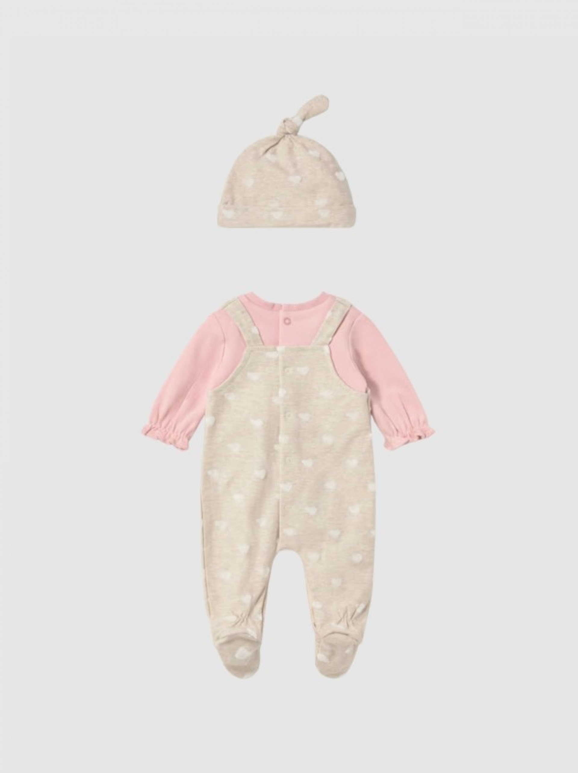 Conjunto Bebe Niña Rosa Claro Mayoral