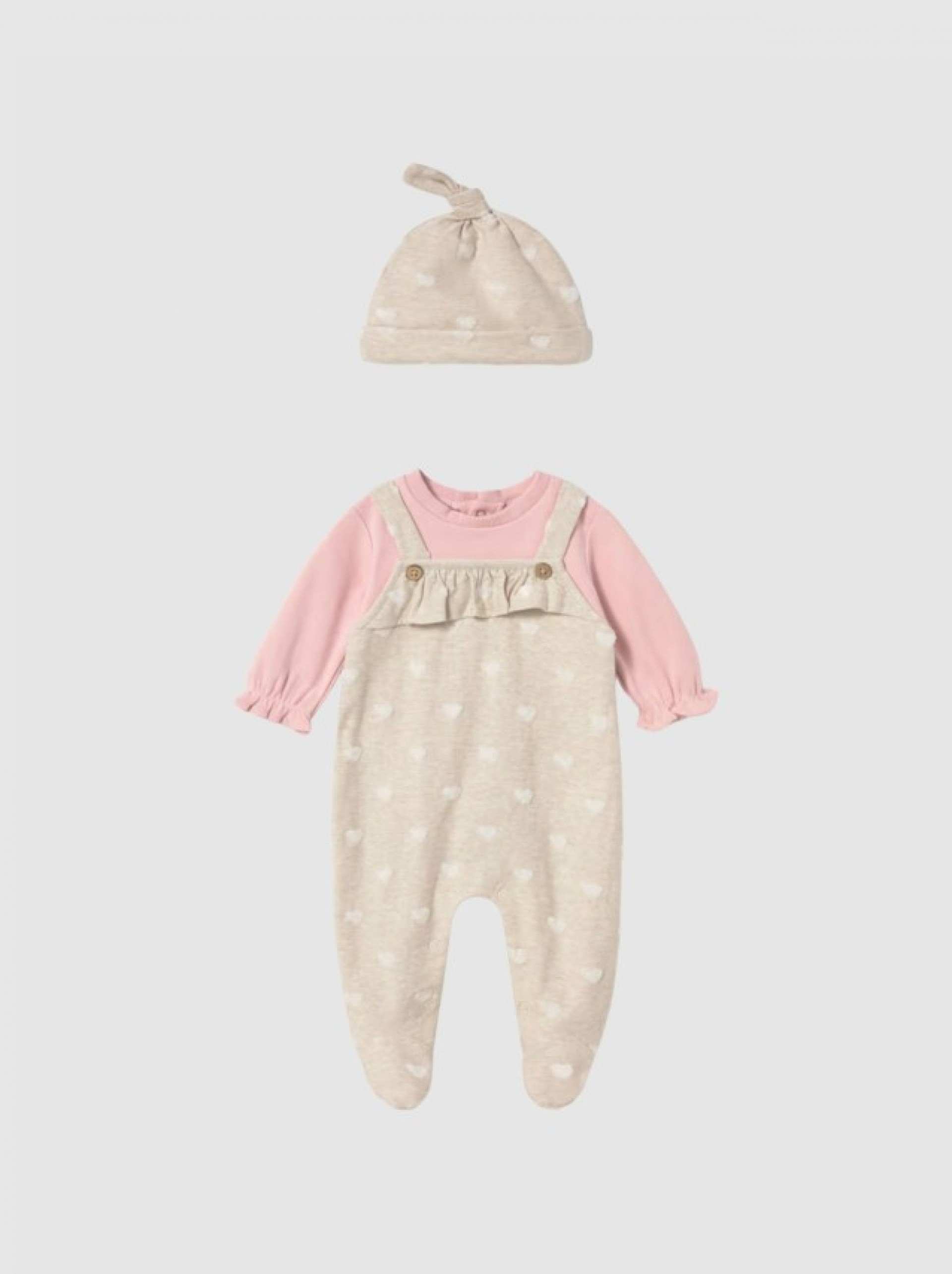 Conjunto Bebe Niña Rosa Claro Mayoral