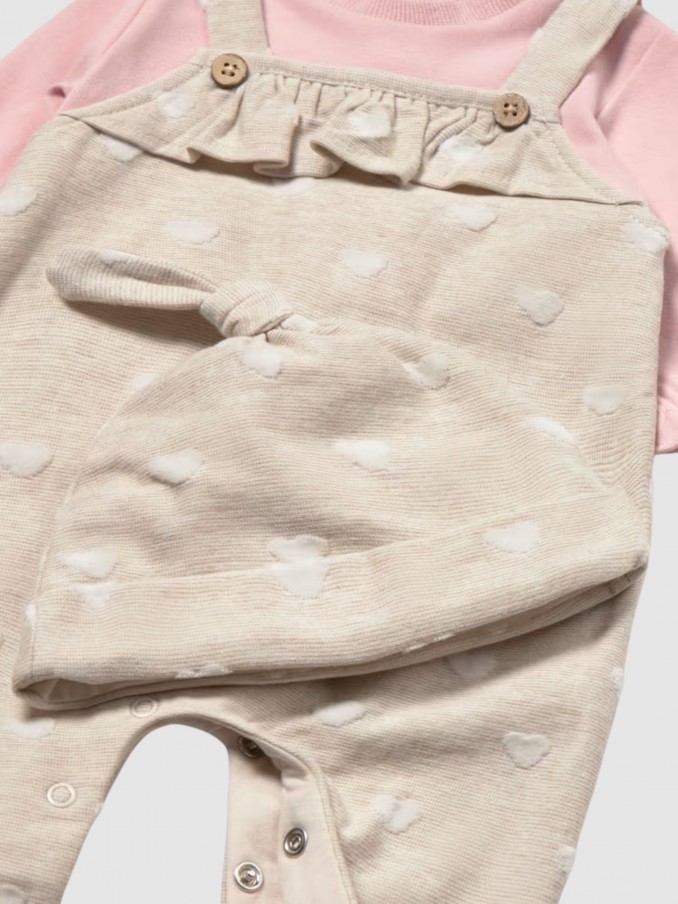 Conjunto Bebe Niña Rosa Claro Mayoral