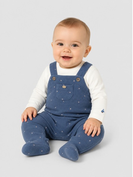 Dungarees Baby Boy Blue Mayoral