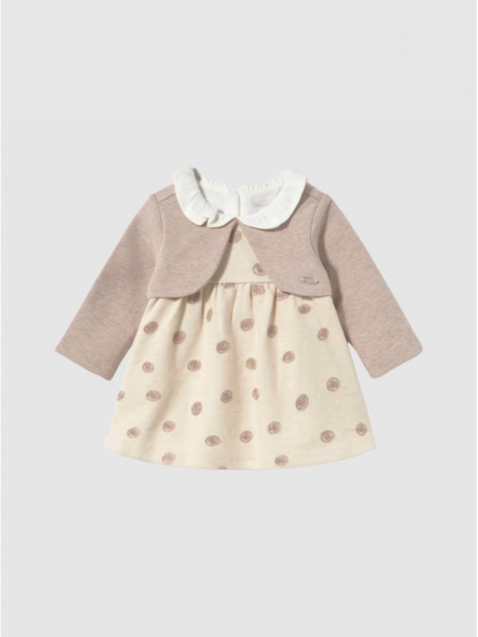 Vestido Bebe Niña Beige Mayoral