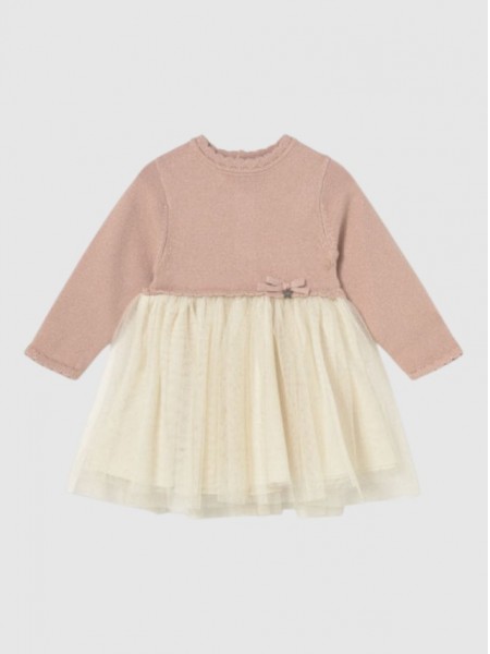 Vestido Mayoral Menina Vestido Comb. Tric� E Tule