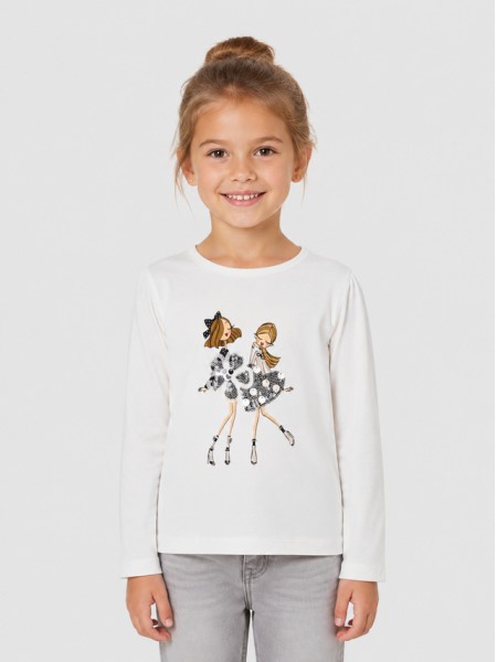 Camisola Mayoral Menina Camiseta M/comp. Cl�ssica