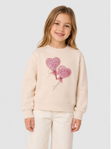 Sweatshirt Mayoral Menina Sweat Aplica��es