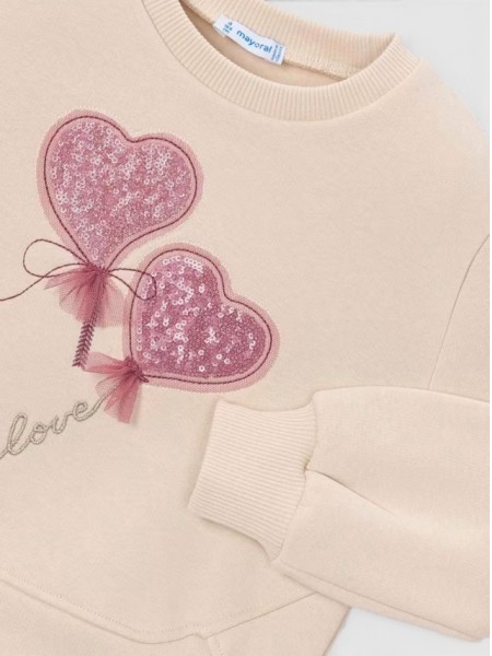 Sweatshirt Mayoral Menina Sweat Aplica��es