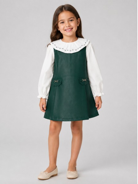 Dress Girl Dark Green Mayoral