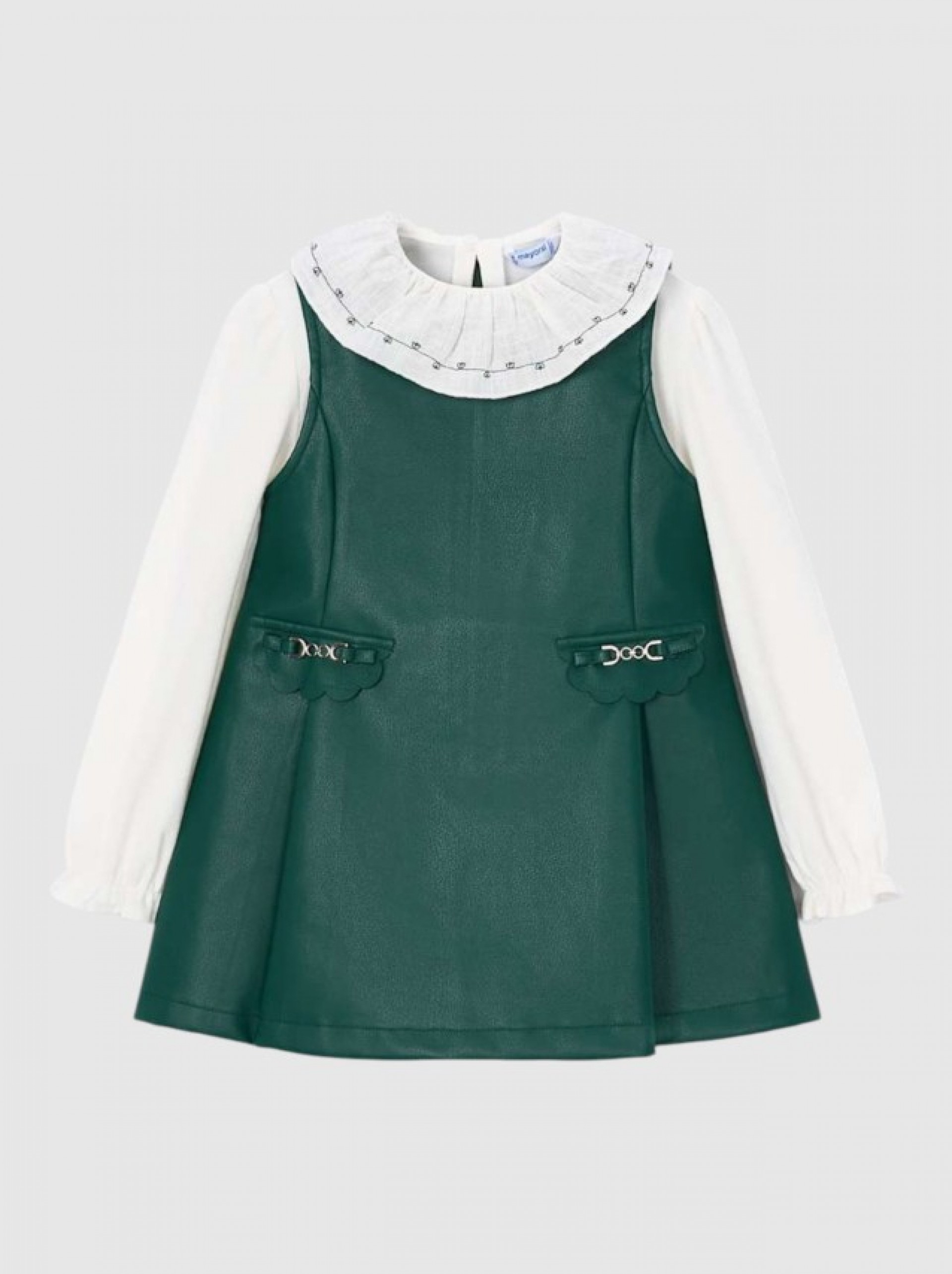 Vestido Niña Verde Oscuro Mayoral
