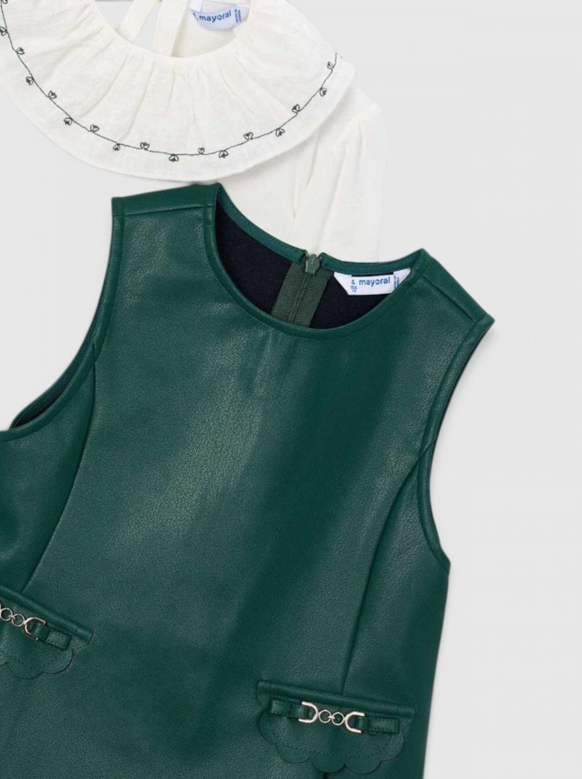Vestido Niña Verde Oscuro Mayoral