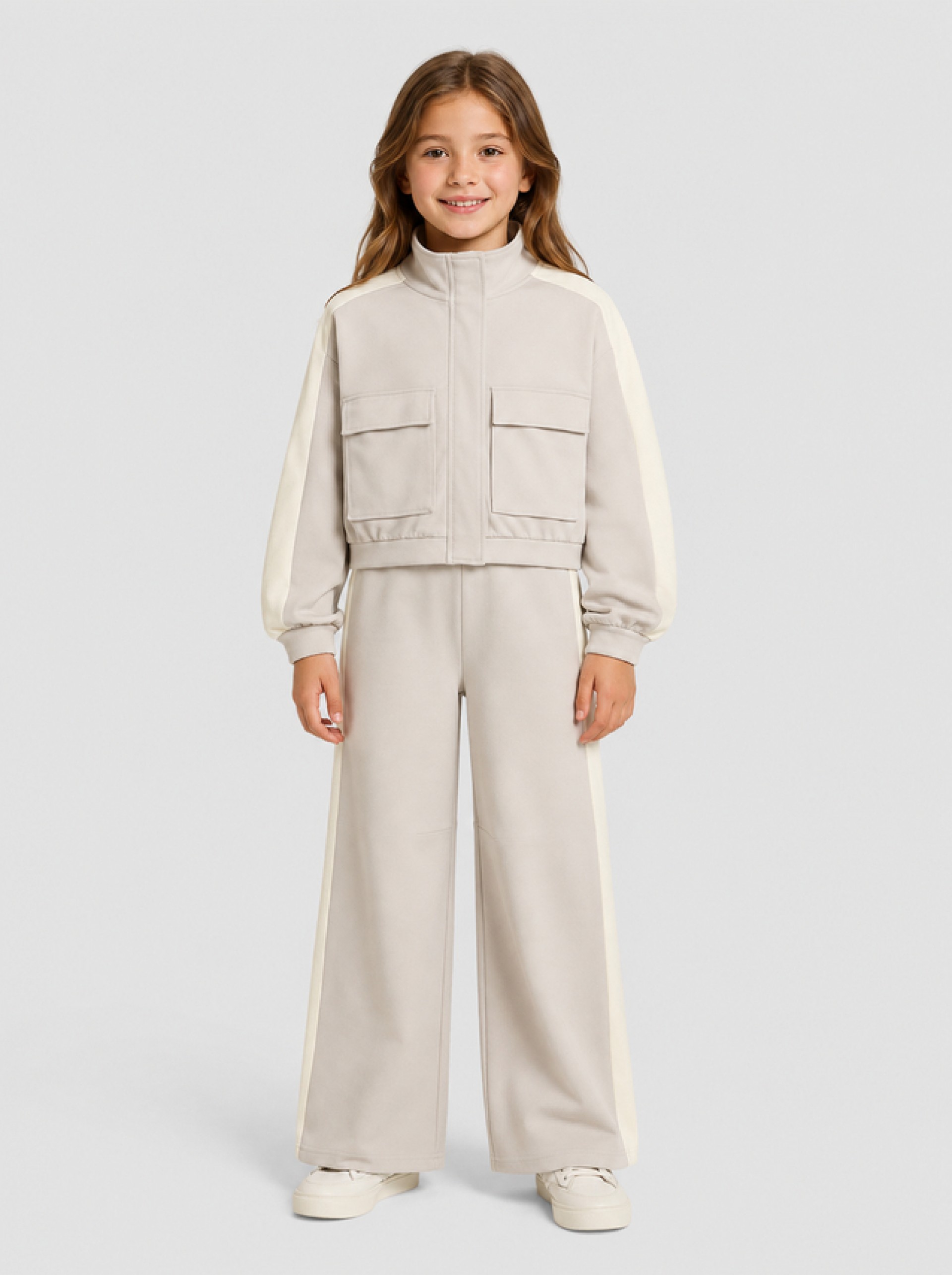 Conjunto Niña Crema Mayoral