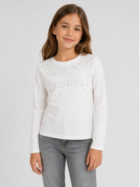 Camisola Guess Menina Ls Midi T-Shirt