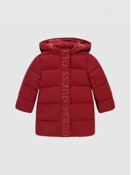 Kispo Guess Menina Hooded Ls Puffer