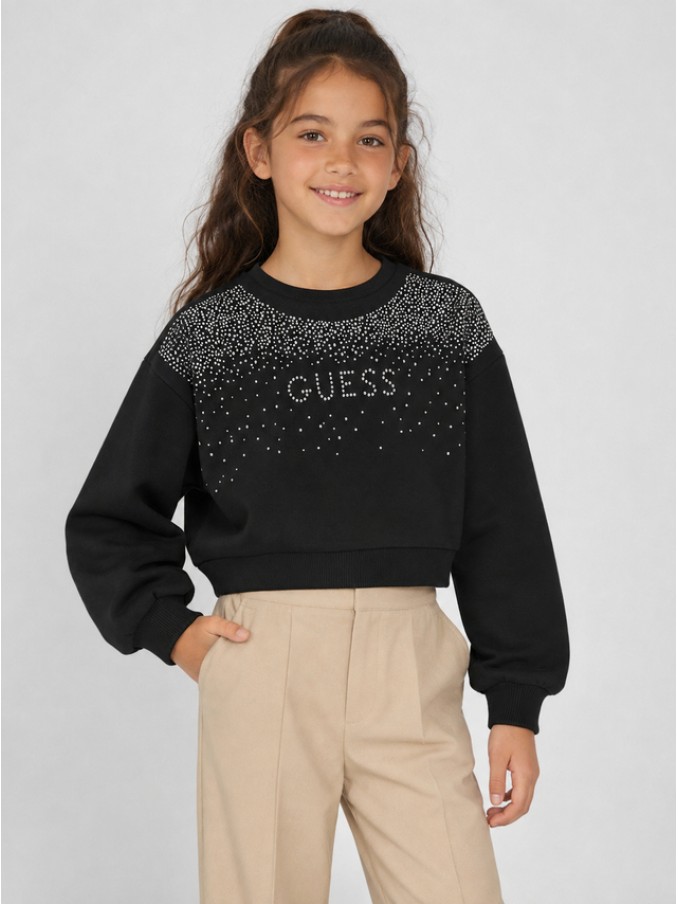 Sweatshirt Girl Black Guess