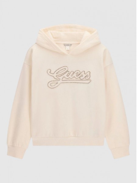 Sweatshirt Guess Menina Relaxed Regular  Hooded Ls Act