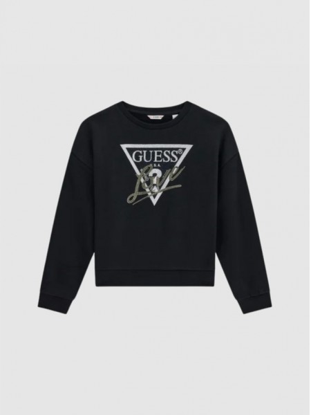 Sweatshirt Guess Menina Relaxed Regular Ls Active Top