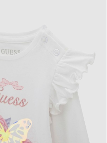 Camisola Guess Menina Ls T-Shirt W/ruffles