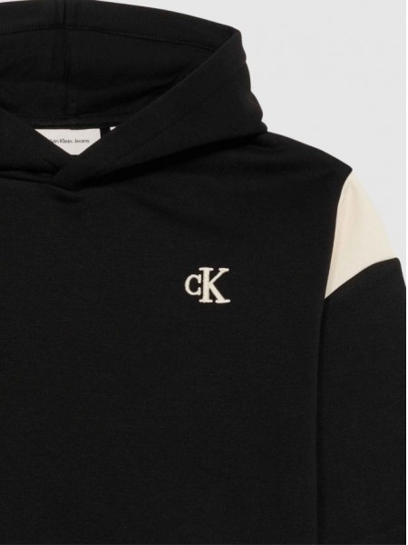Conjunto 2 Pe�as Calvin Klein Menino Ck Colorbloack Hoodie Set