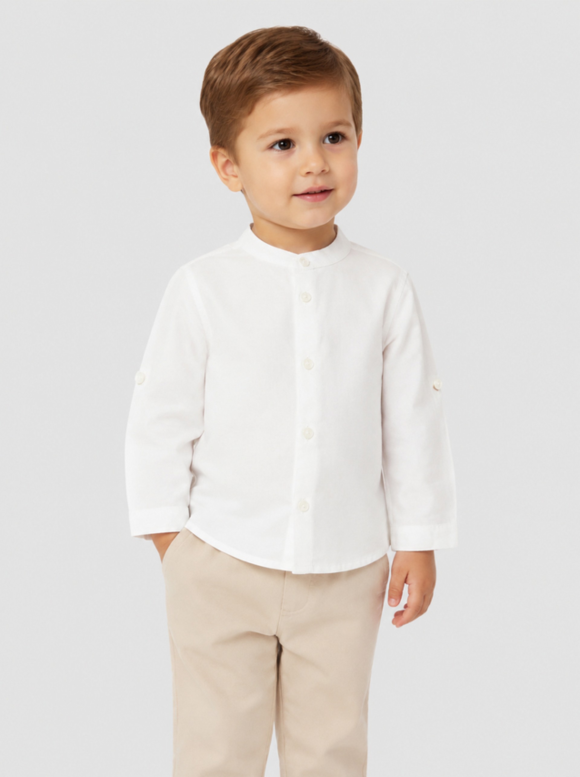 Shirt Baby Boy White Mayoral