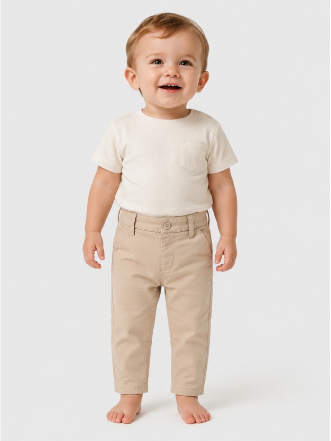 Pantalones Bebe Ni�o Beige Mayoral