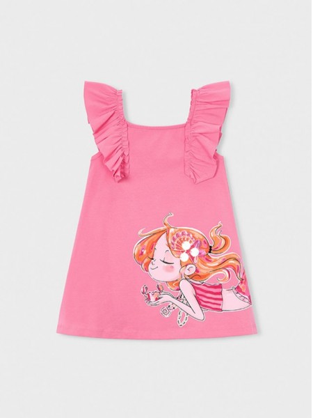 Vestido Mayoral Menina  Vestido Folhos