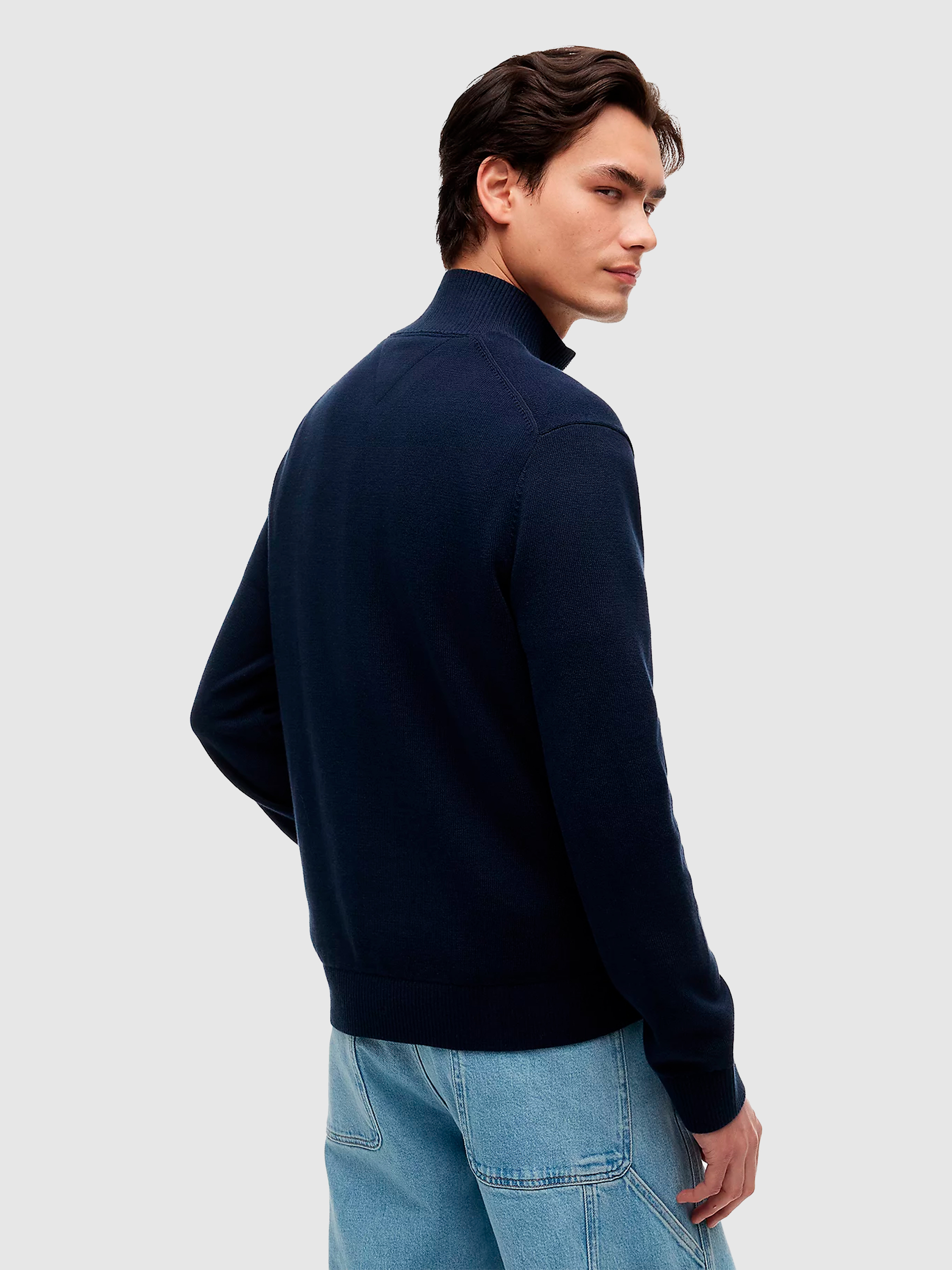 Sweatshirt Man Navy Blue Tommy Hilfiger