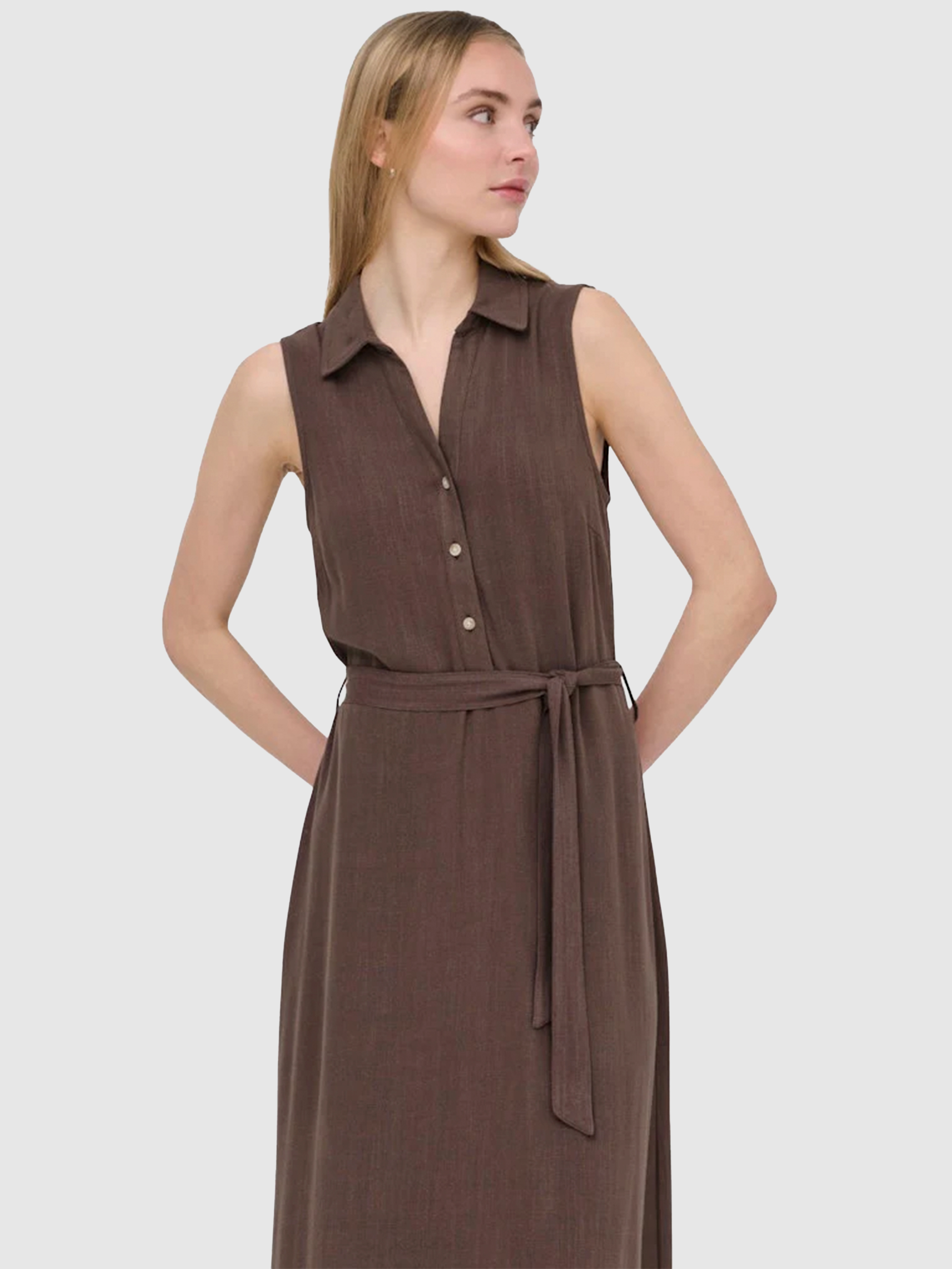 Dress Woman Brown Only