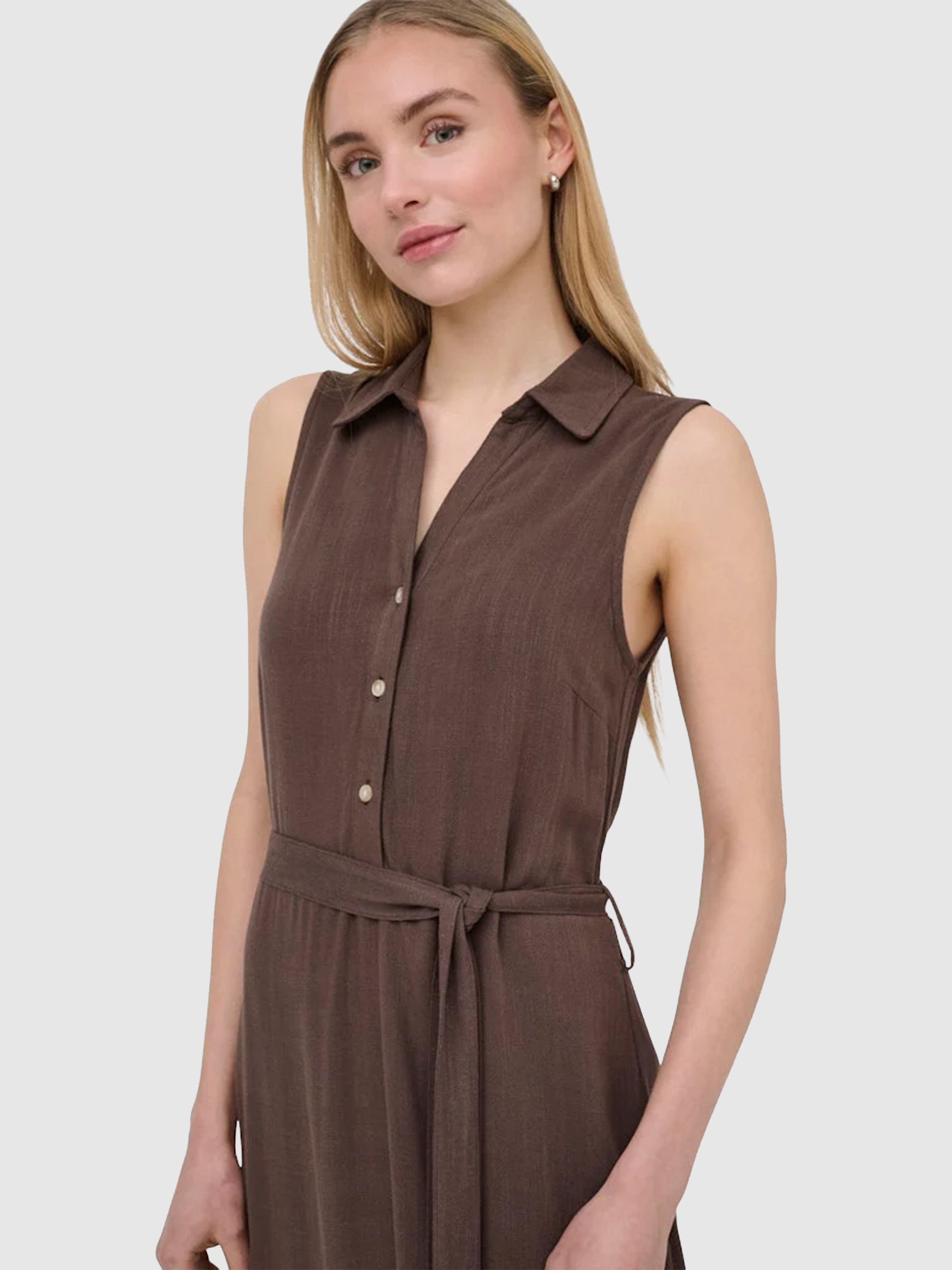 Dress Woman Brown Only