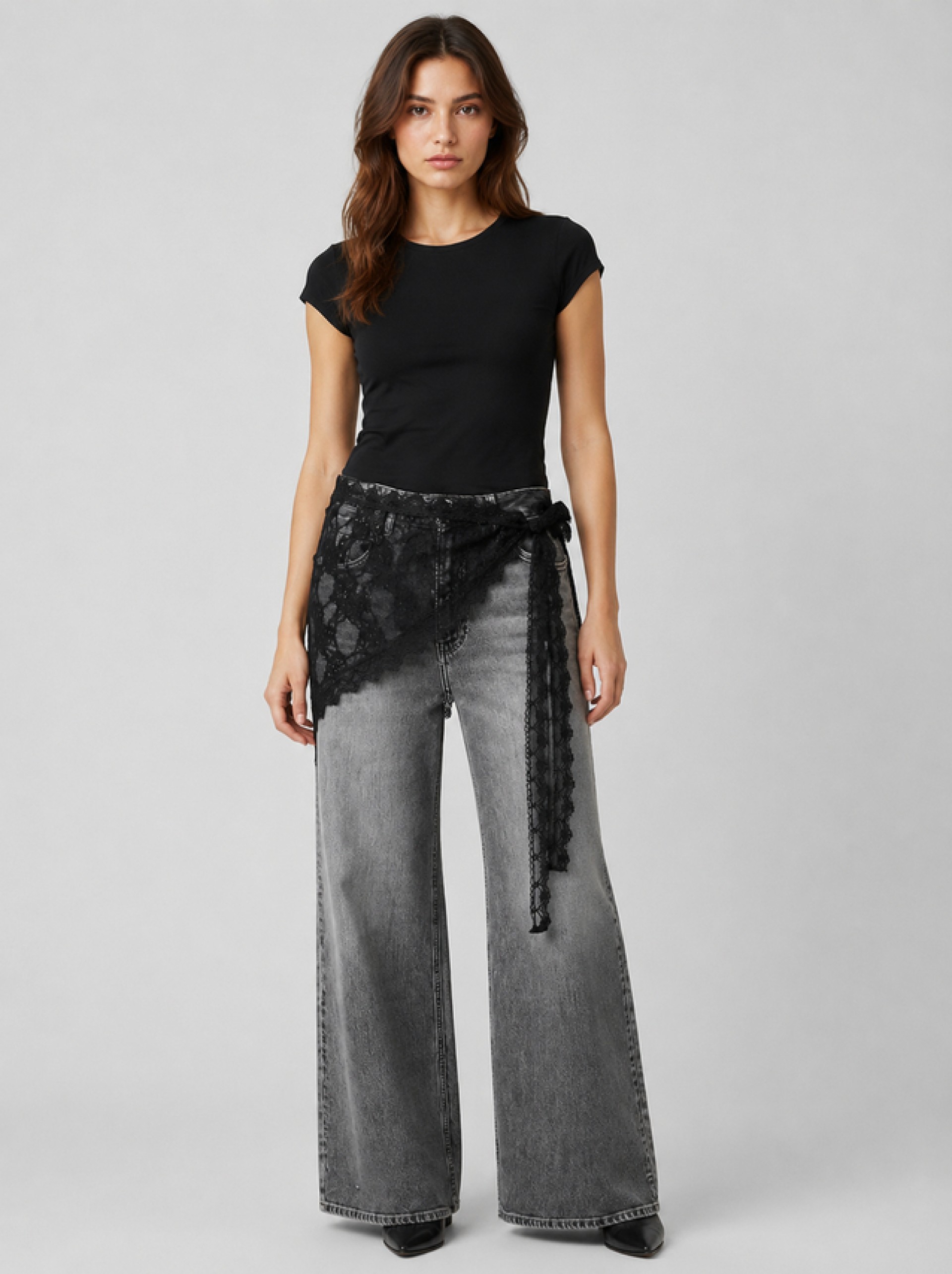 Scarves Woman Black Only