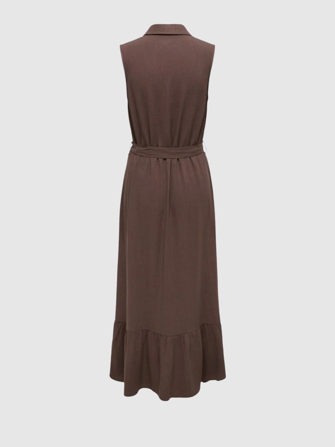 Dress Woman Brown Only