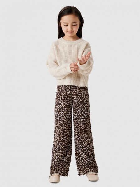 Camisola Name It Menina Nkfholly Ls Boxy Short Knit Noos