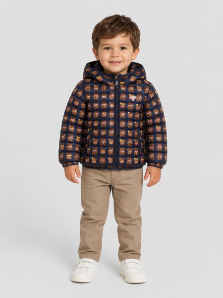Casaco Guess Menino Padded Hooded Ls Jacket W/zip
