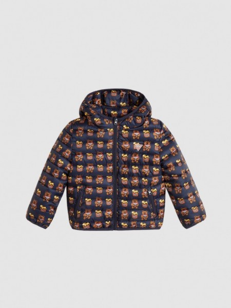 Casaco Guess Menino Padded Hooded Ls Jacket W/zip